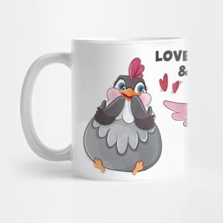 Chicken Couple Love Mug